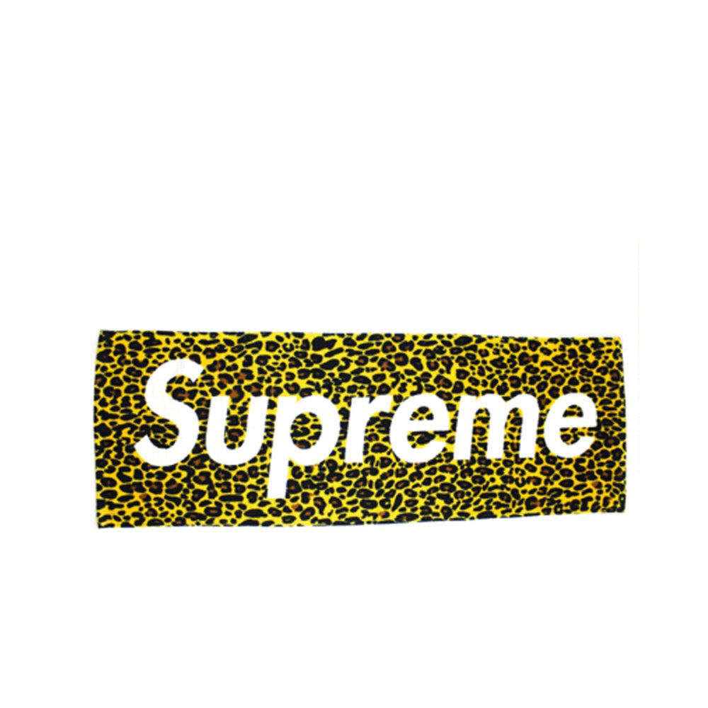 SUPREME 2009 LEOPARD YELLOW TOWEL