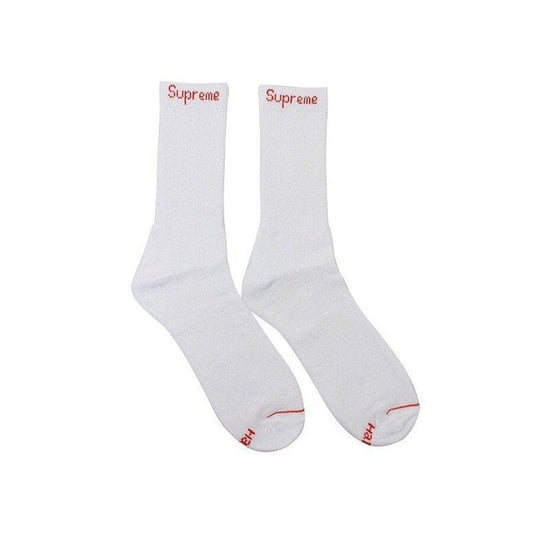 SUPREME HANES SOCKS WHITE 1 PAIR ONLY