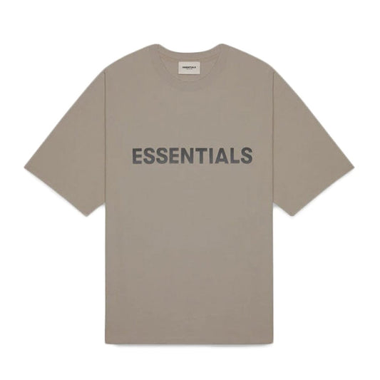 FOG ESSENTIALS SS20 SILCON APPLIQUE LOGO TAUPE TEE (NEW) -