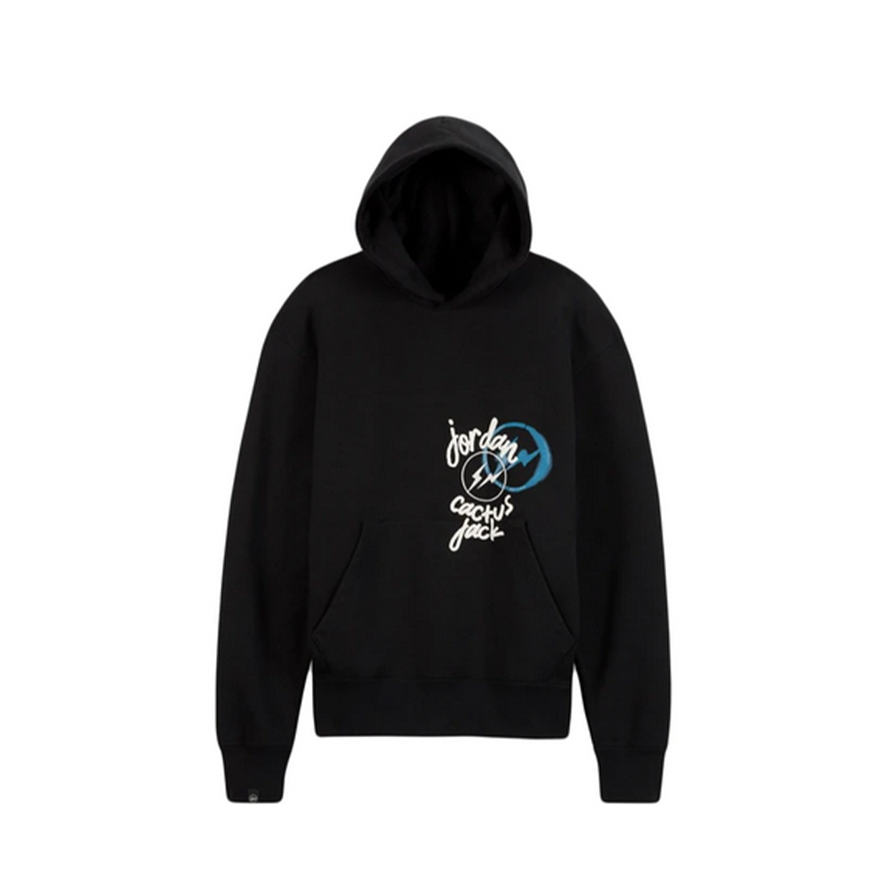 TRAVIS SCOTT X JORDAN X FRAGMENT HOODIE BLACK HOODIE