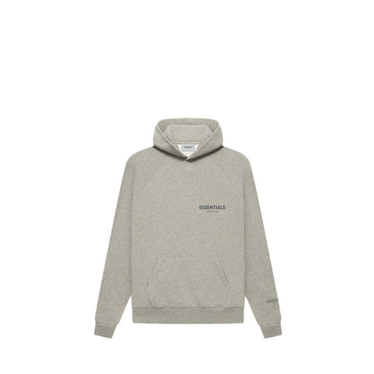 FOG ESSENTIALS FW21 CHEST REFLECTIVE LOGO HEATHER OATMEAL HOODIE