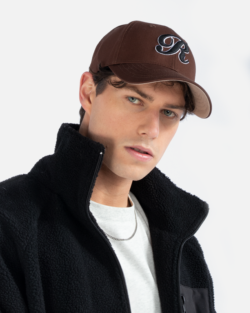 SSS REALISM PREMIUM TWILL LOGO BASEBALL CAP MOCHA