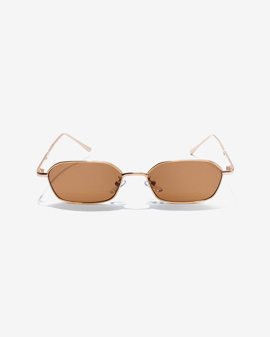 SSS REALISM LOUIS BROWN TINT GOLD SUNGLASSES