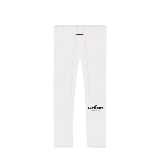 FOG ESSENTIALS X UNION 30 YEAR WHITE SWEATPANTS