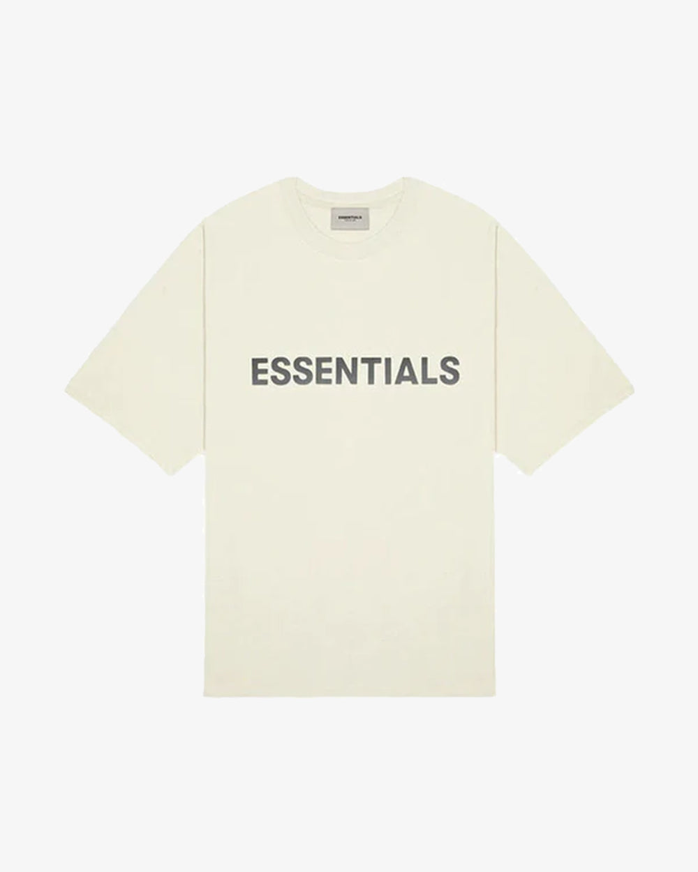 FOG ESSENTIALS SS20 SILICON APPLIQUE LOGO CREAM TEE