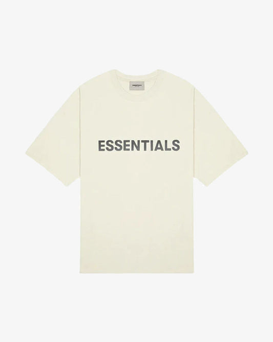 FOG ESSENTIALS SS20 SILICON APPLIQUE LOGO CREAM TEE