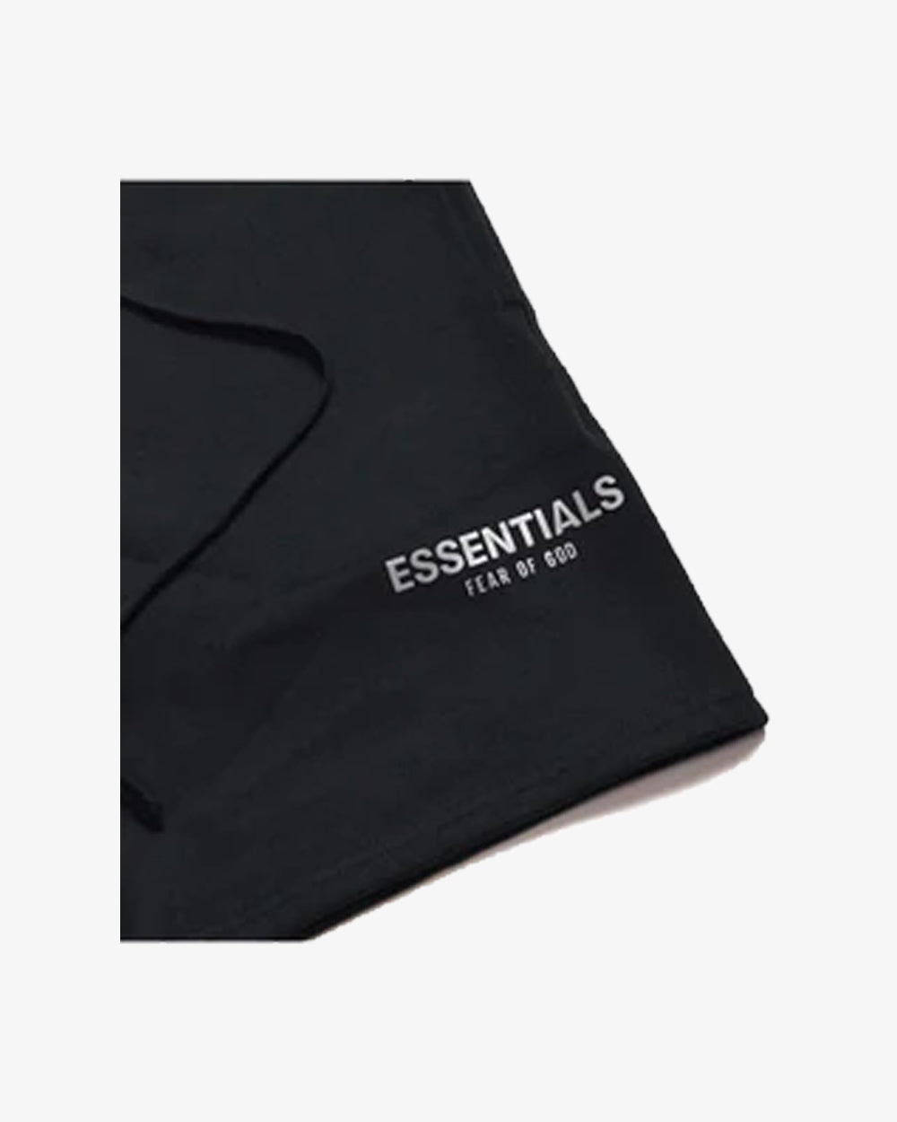 FEAR OF GOD FOG FW19 ESSENTIALS REFLECTIVE SWEAT SHORTS BLACK