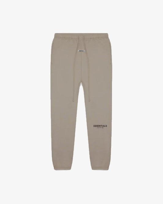 FEAR OF GOD FOG ESSENTIALS SS20 REFLECTIVE SWEAT PANTS TAUPE