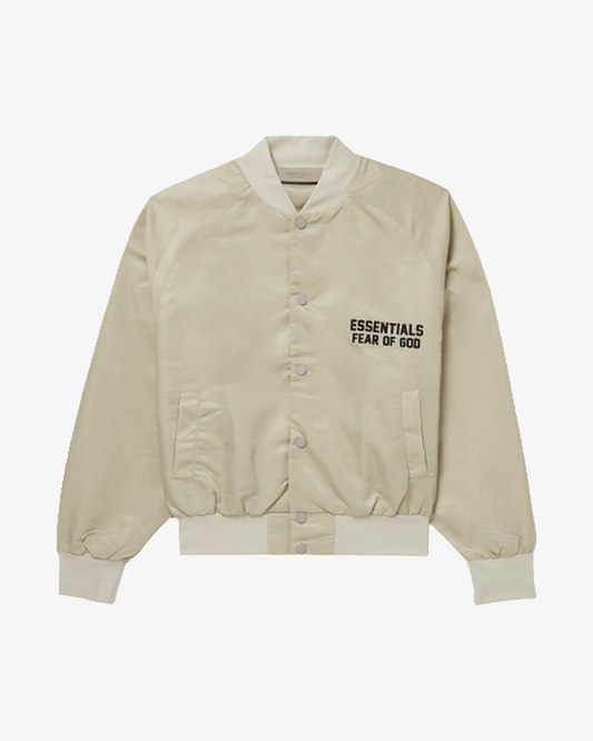 FOG ESSENTIALS SS22 WHEAT BASEBALL JACKET KIDS