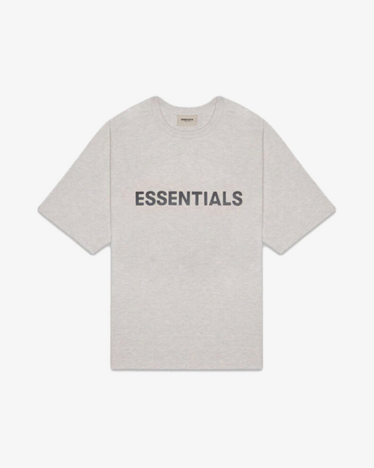 FOG ESSENTIALS SS20 SILICON APPLIQUE LOGO OATMEAL TEE