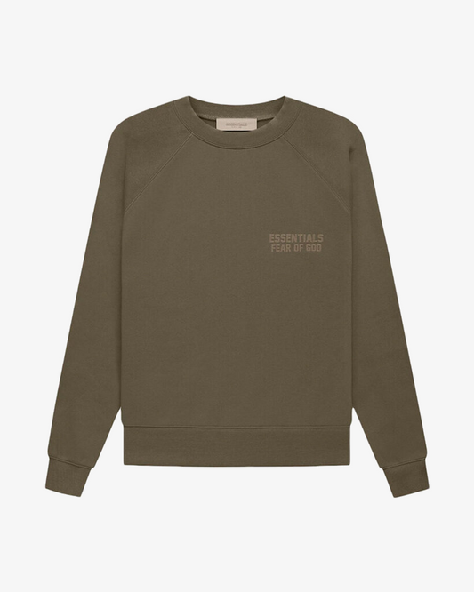 FEAR OF GOD FOG ESSENTIALS FW22 CREWNECK WOOD (NEW)