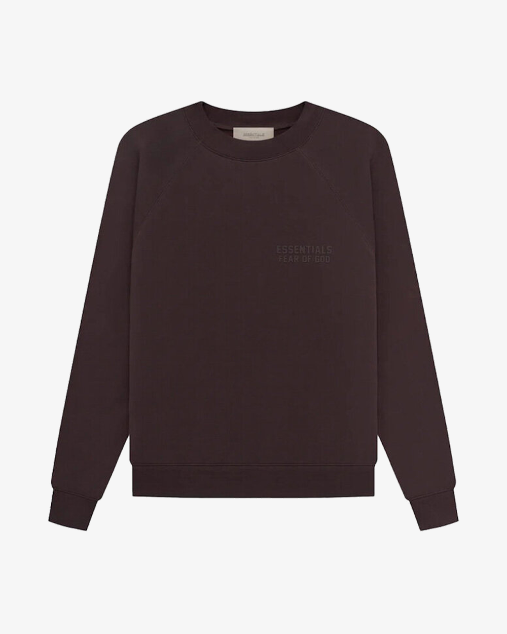 FEAR OF GOD FOG ESSENTIALS SS23 CREWNECK PLUM