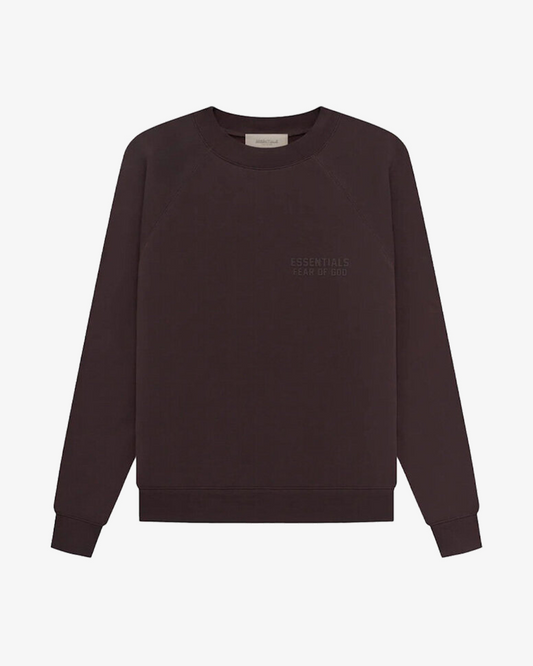 FEAR OF GOD FOG ESSENTIALS SS23 CREWNECK PLUM