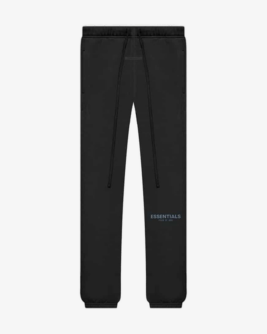 FEAR OF GOD FOG ESSENTIALS SS21 REFLECTIVE SWEAT PANTS BLACK