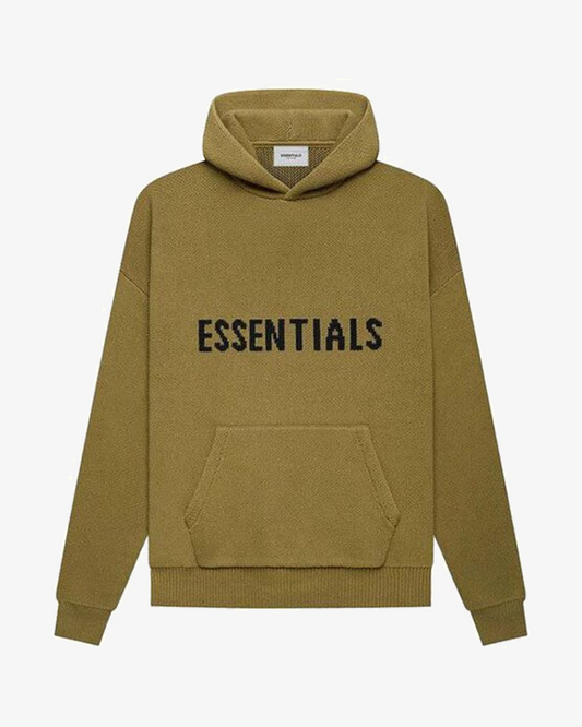 FOG ESSENTIALS FW21 AMBER KNIT HOODIE (NEW)