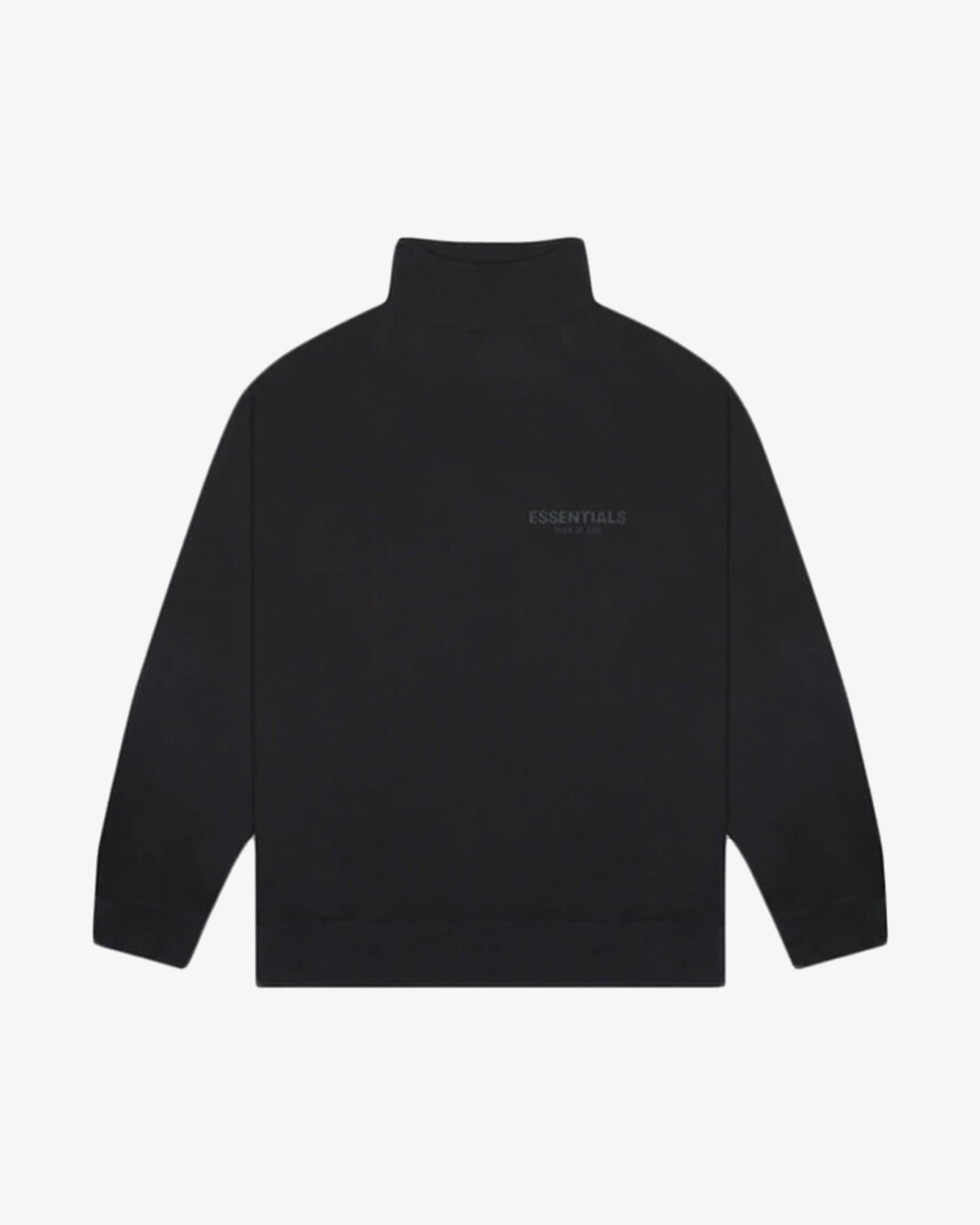 FOG ESSENTIALS SS20 LOGO BLACK MOCKNECK CREW