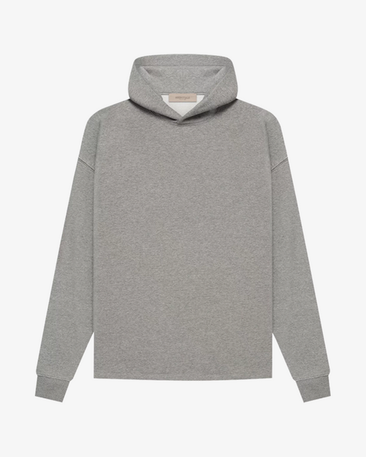 FOG ESSENTIALS SS22 RELAXED HOODIE DARK HEATHER OATMEAL