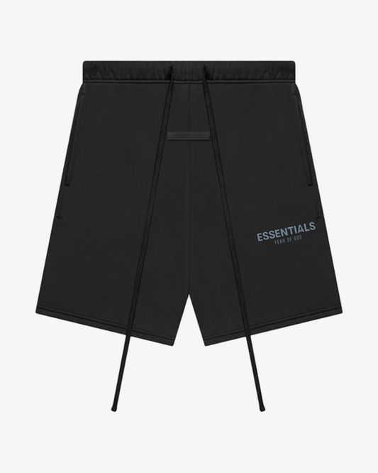 FOG ESSENTIALS SS21 REFLECTIVE LOGO BLACK SHORTS