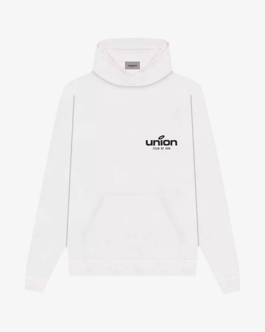 FOG ESSENTIALS X UNION 30 YEAR WHITE HOODIE