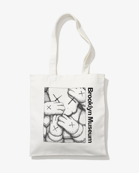 KAWS BROOKLYN MUSEUM TOTE WHITE (NEW)