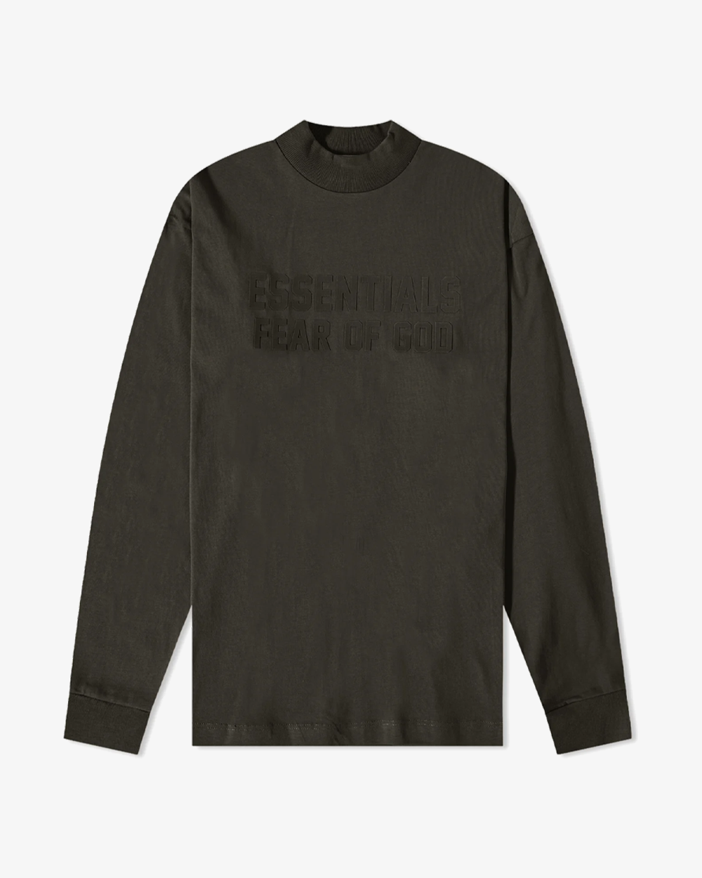 FOG ESSENTIALS FW22 LOGO OFF BLACK KIDS LONGSLEEVE