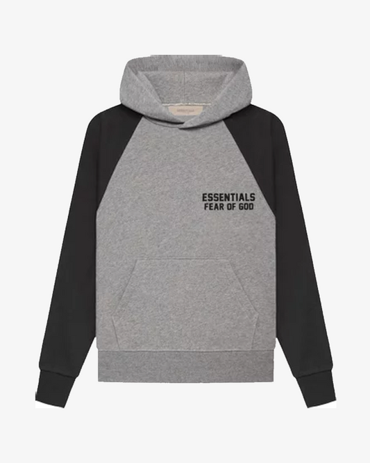 FOG ESSENTIALS SS22 RAGLAN DARK OATMEAL HOODIE KIDS (NEW)