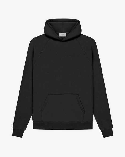 FOG ESSENTIALS SS21 SILICON APPLIQUE LOGO BLACK HOODIE (NEW)