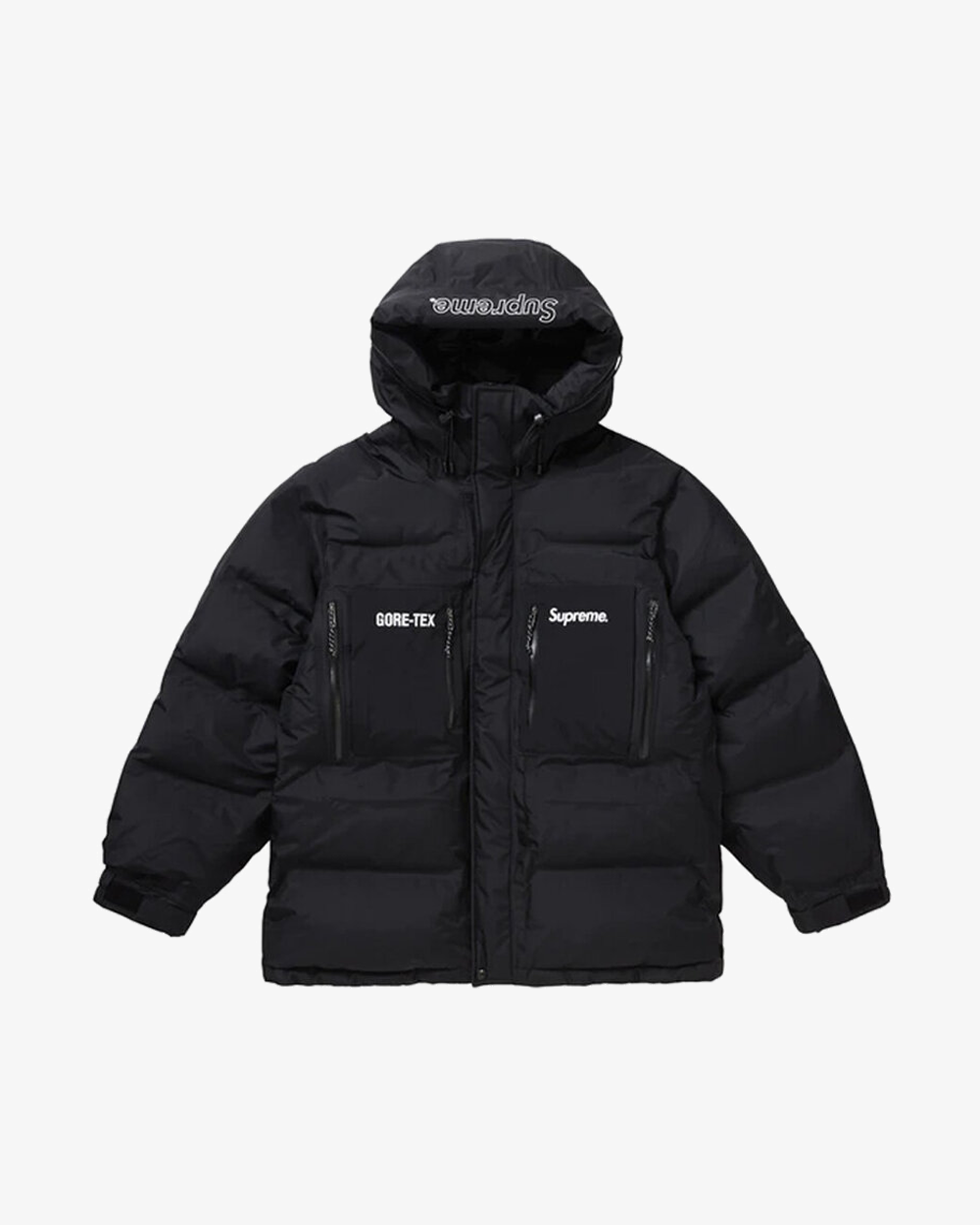 SUPREME X GORETEX FW19 700 FILL DOWN BLACK PARKA