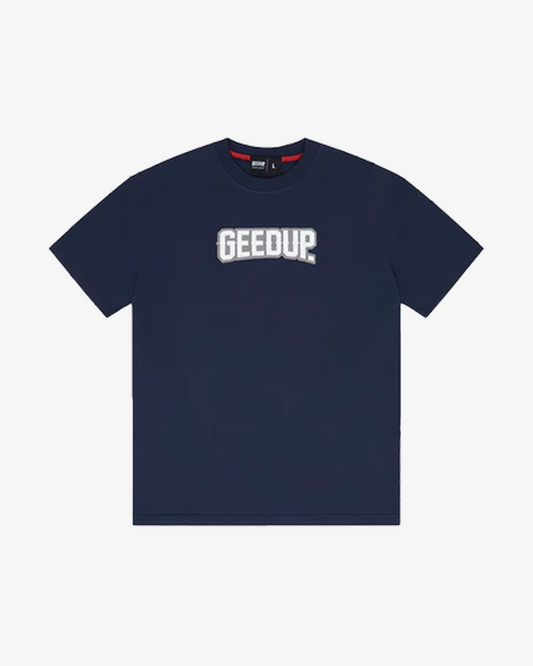 GEEDUP 13YR PLAY FOR KEEPS NAVY TEE