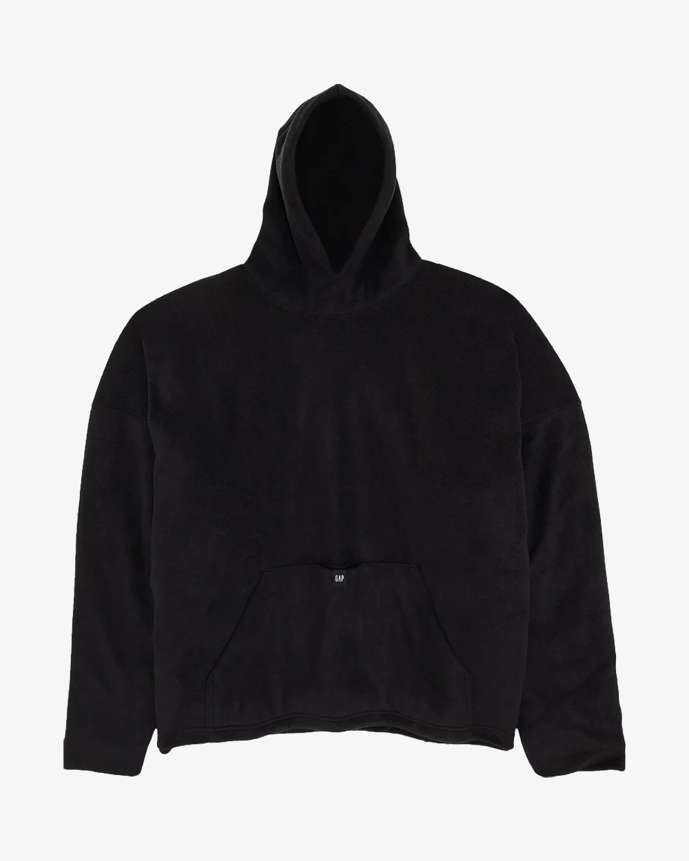 YEEZY GAP ENGINEERED BY BALENCIAGA BLACK POLAR FLEECE HOODIE