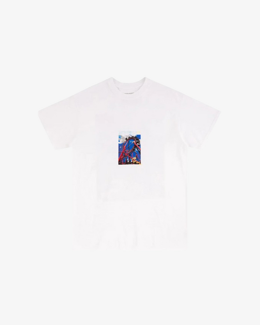 TRAVIS SCOTT ASTROWORLD ROLLER COASTER WHITE TEE -