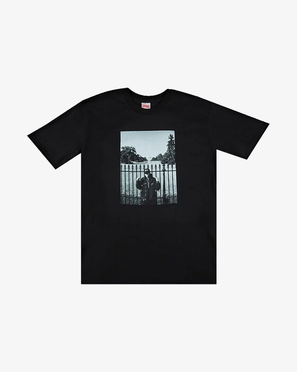 SUPREME X UNDERCOVER SS18 PUBLIC ENEMY WHITE HOUSE BLACK TEE