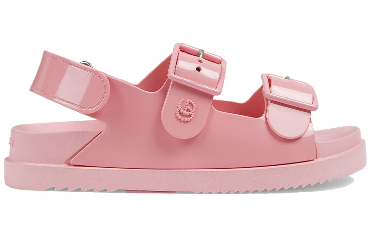 (WMNS) Gucci Rubber Slingback Sandals 'Pink' 660243-J8700-5815