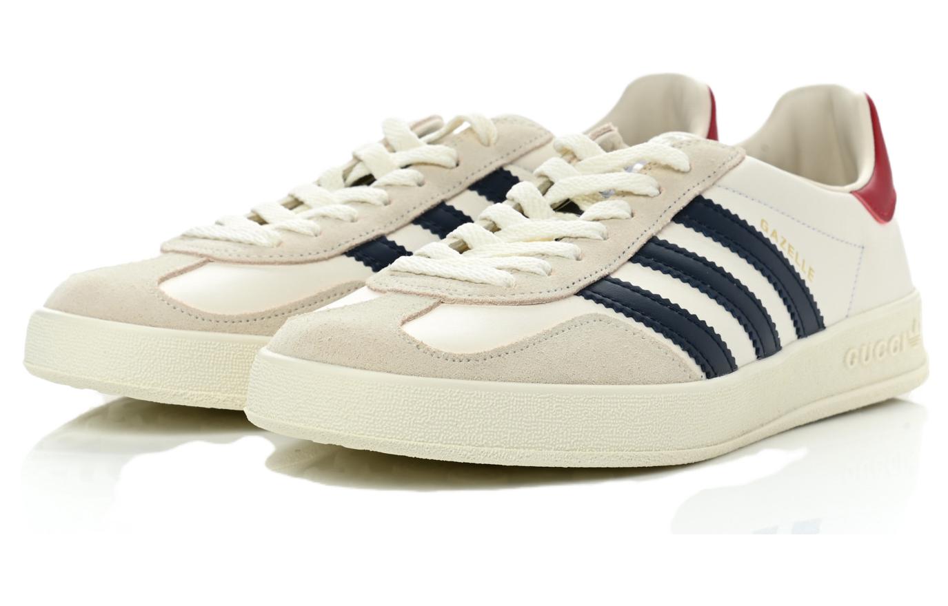 (WMNS) adidas x Gucci Gazelle 'White Navy' 707861-UTT10-9060