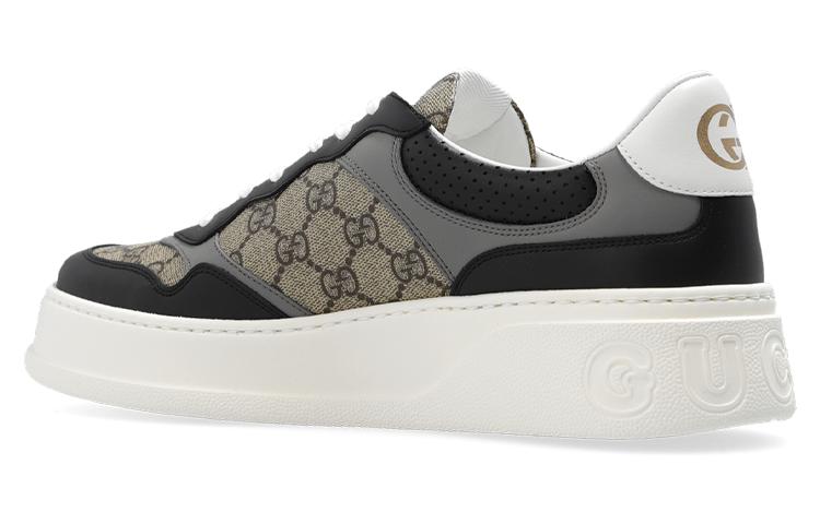 Gucci Monogram Street Style Logo Sneakers 'Beige Black' 669582-UPGA0-1080