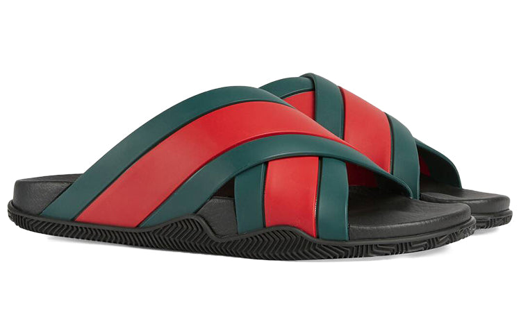 Gucci Rubber Slide 'Green Red' 630326-J8700-8460