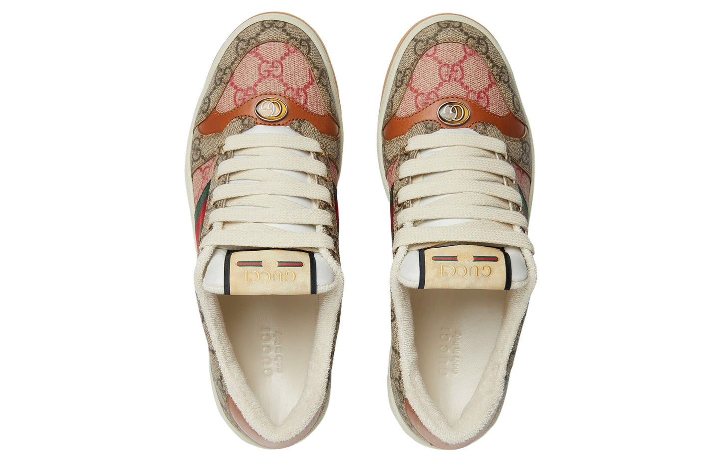 Gucci Screener Year Of The Rabbit Sneakers 'Brown Beige' 722605-FABFO-9791