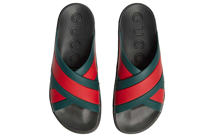 Gucci Rubber Slide 'Green Red' 630326-J8700-8460