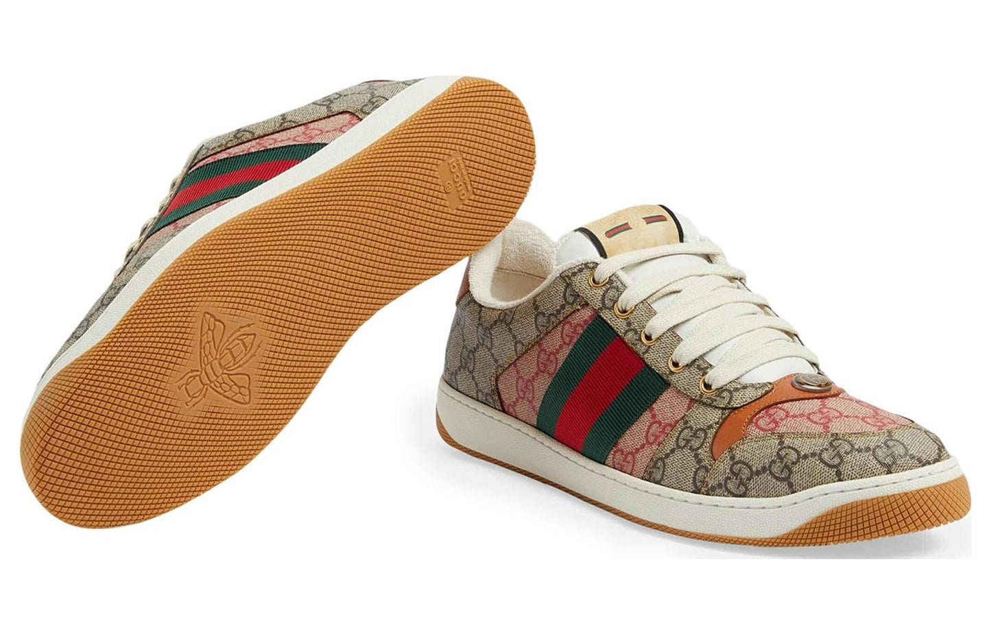 Gucci Screener Year Of The Rabbit Sneakers 'Brown Beige' 722605-FABFO-9791