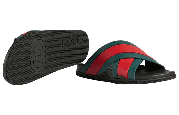 Gucci Rubber Slide 'Green Red' 630326-J8700-8460