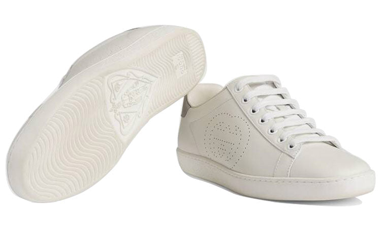 (WMNS) Gucci Ace 'Interlocking G - White Grey' 598527-AYO70-9094