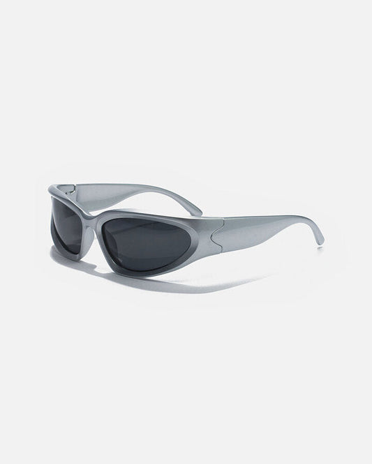 SSS REALISM AURON Y2K SUNGLASSES SILVER