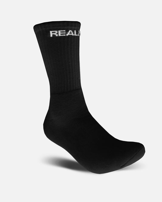 SSS REALISM CORE LOGO SOCKS BLACK