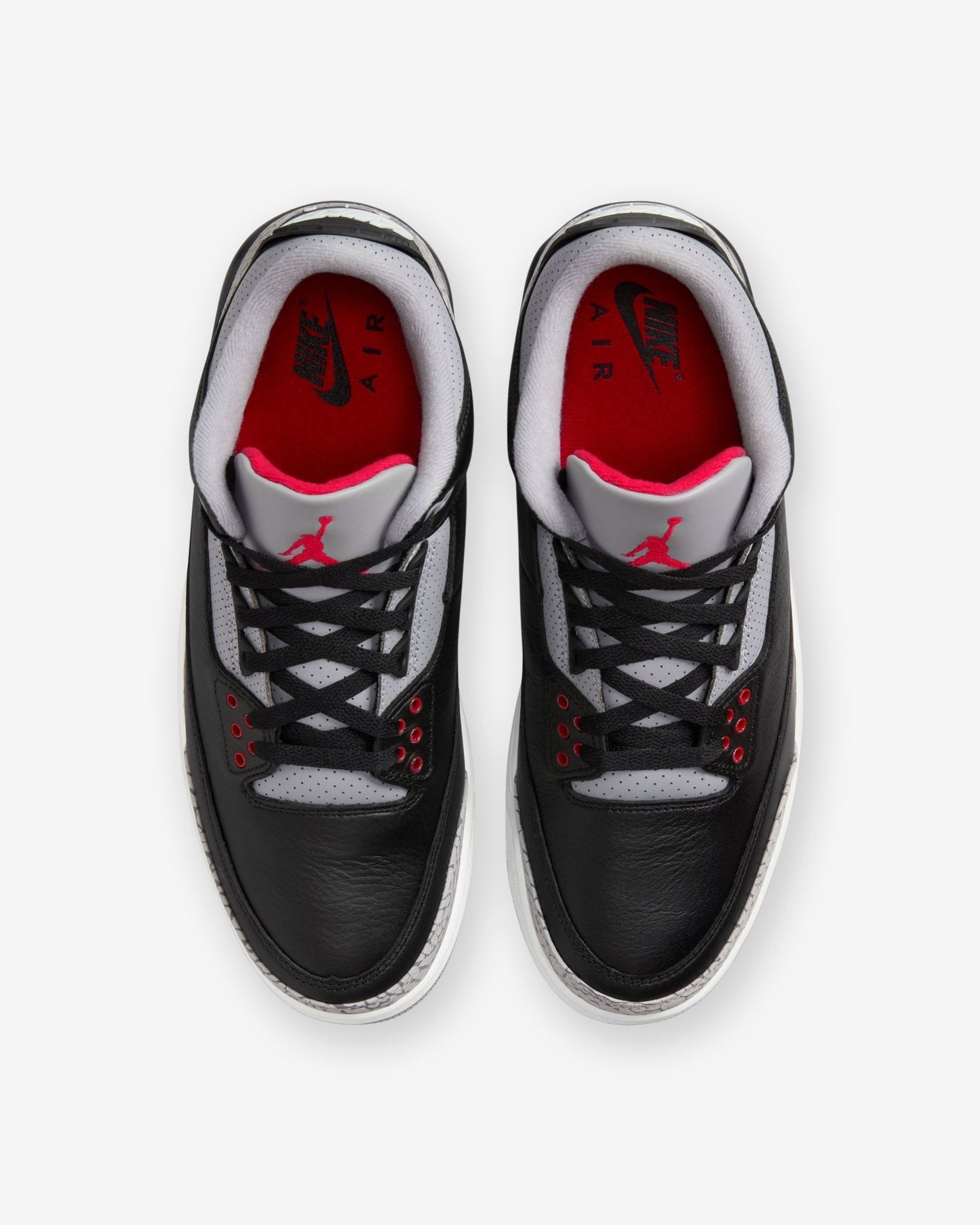 JORDAN AJ 3 RETRO - BLACK/ FIRERED/ CEMENTGREY