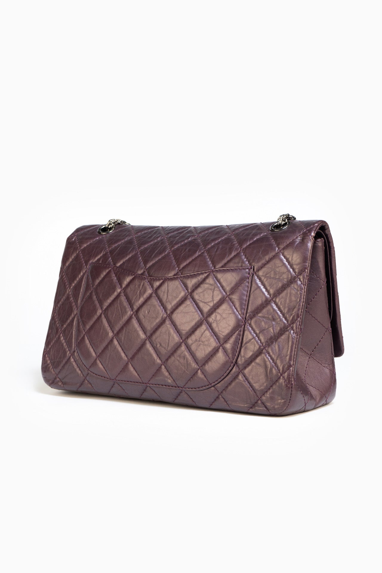 Chanel Reissue 2.55 Classic Flap Shoulder Bag in Purple