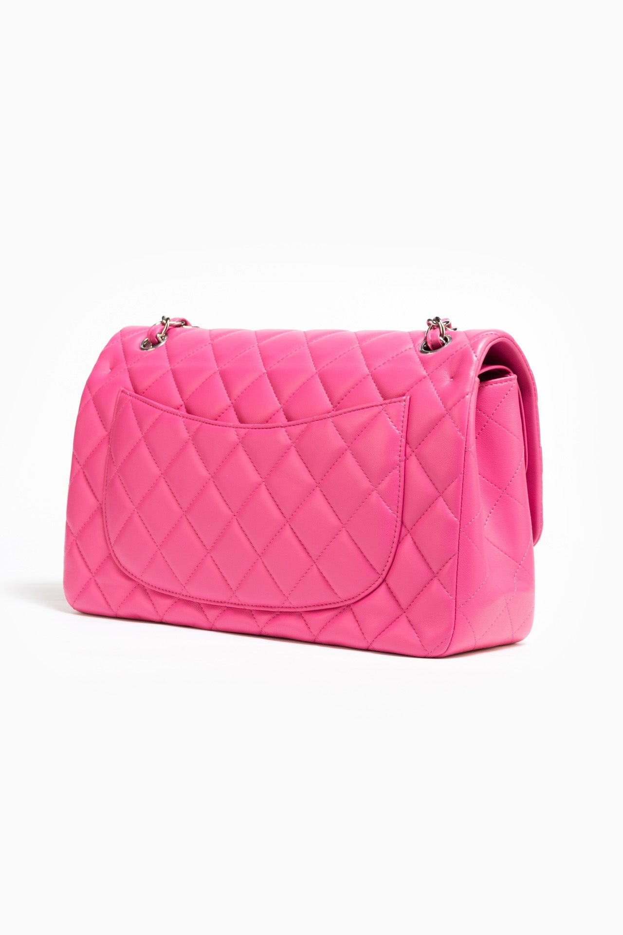 Chanel Jumbo Classic Double Flap Shoulder Bag In Pink