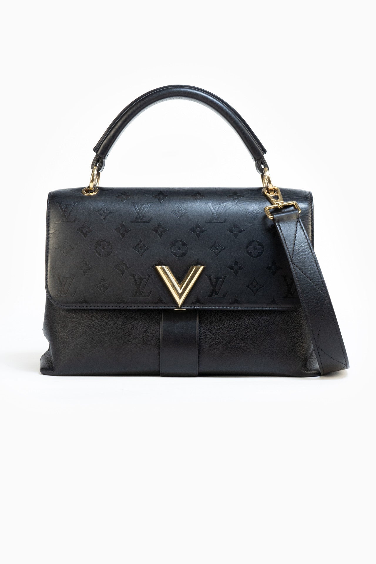 Louis Vuitton Monogram Very One Bag in Black