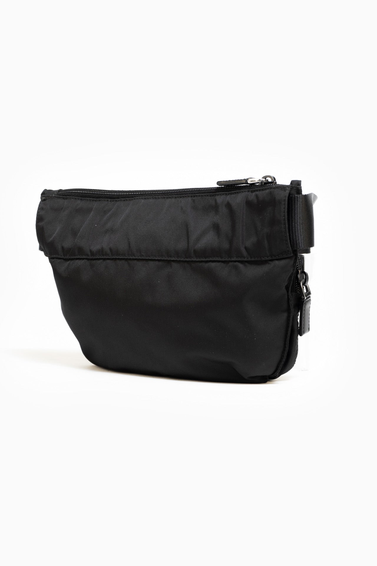 Prada Nylon Belt Bag In Black