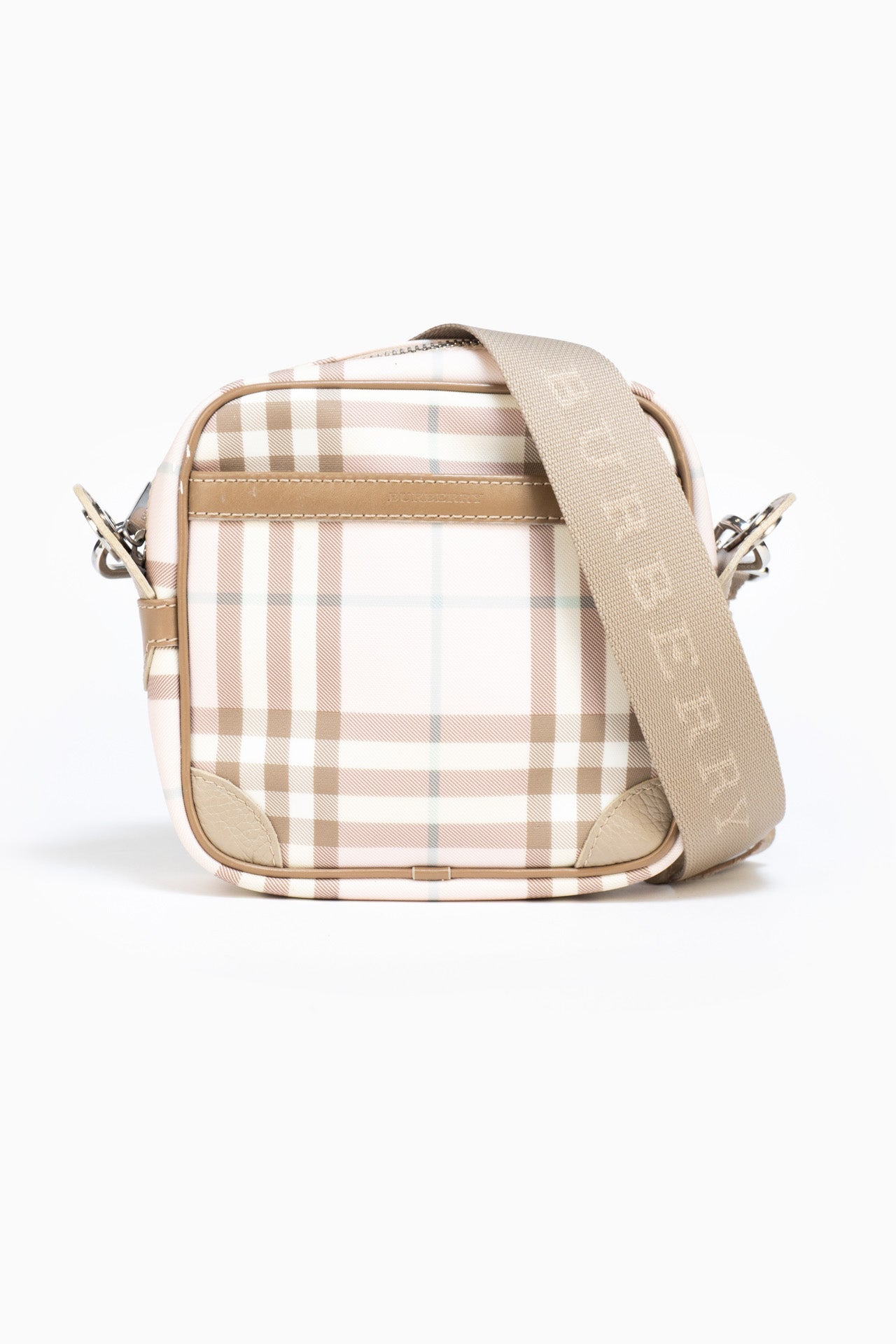 Burberry Pink Nylon Crossbody Bag