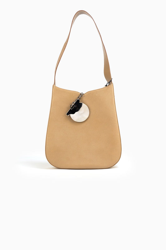 Salvatore Ferragamo Leather Bag In Beige